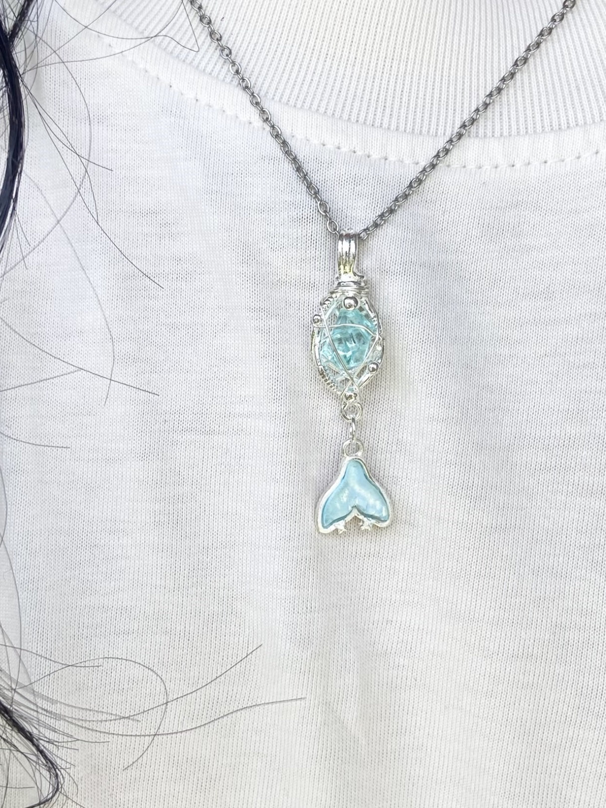Handmade Pisces necklace