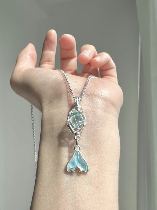 Handmade Pisces necklace