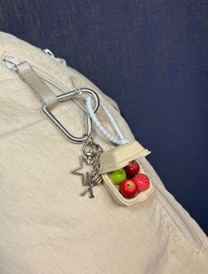 Apple box keychain