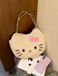 Kitty Cat handbag with pink lining