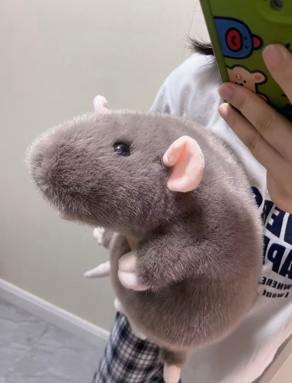 Super-sized squirrel plush toy